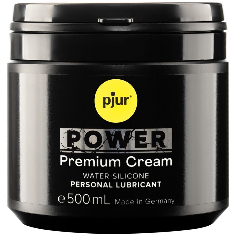 PJUR - POWER PREMIUM CREME LUBRIFICANTE PESSOAL 500 ML - Sexshoptuga  Sexshoptuga 