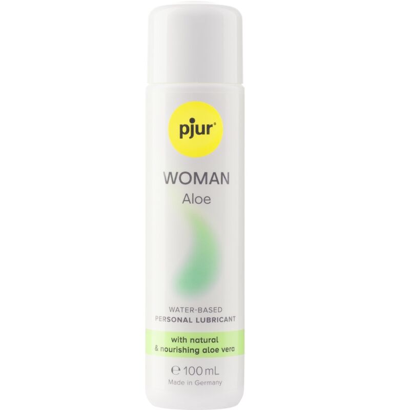 PJUR - WOMAN ALOE LUBRIFICANTE  BASE DE GUA 100 ML - Sexshoptuga 