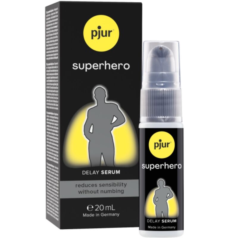 PJUR - SUPERHERO SORO RETARDANTE CONCENTRADO 20 ML - Sexshoptuga  Sexshoptuga 