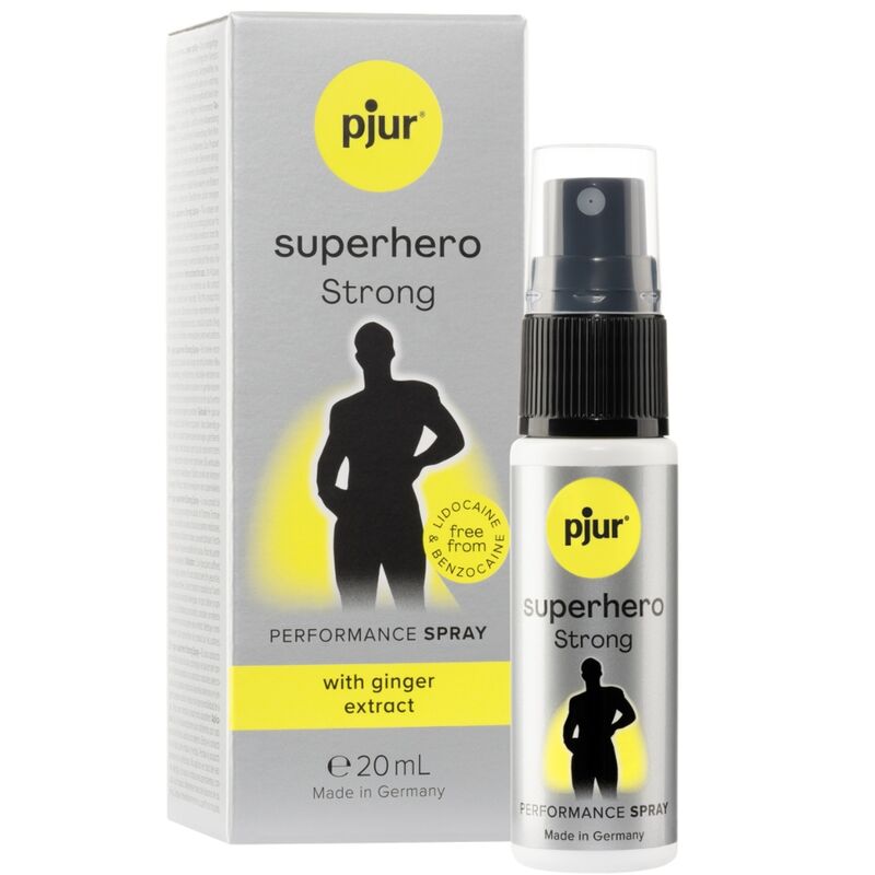 PJUR - SUPERHERO STRONG RETARDANT SPRAY 20 ML - Sexshoptuga  Sexshoptuga 