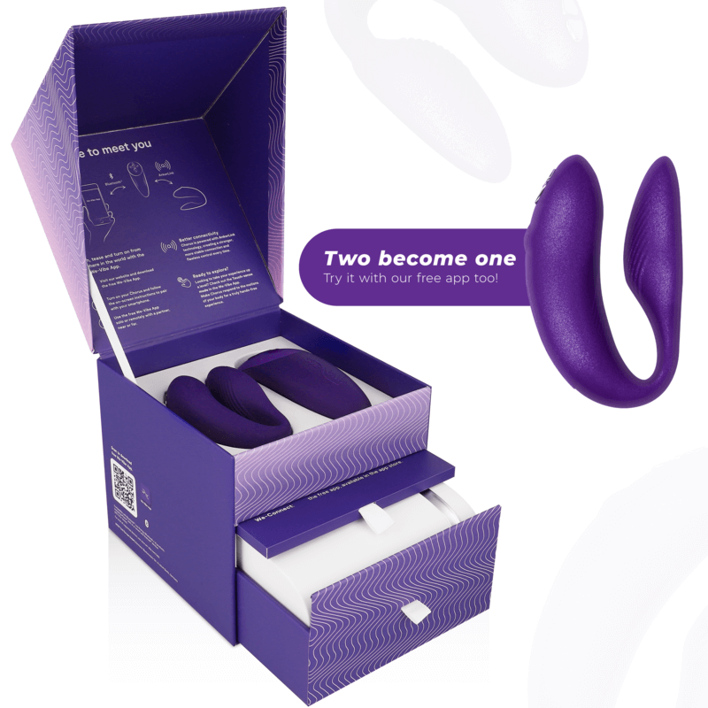 WE-VIBE - VIBRADOR CHORUS PARA CASAIS COM LILAC SQUEEZE CONTROL Sexshoptuga 