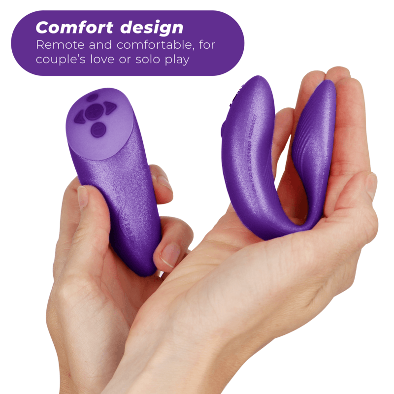 WE-VIBE - VIBRADOR CHORUS PARA CASAIS COM LILAC SQUEEZE CONTROL Sexshoptuga 