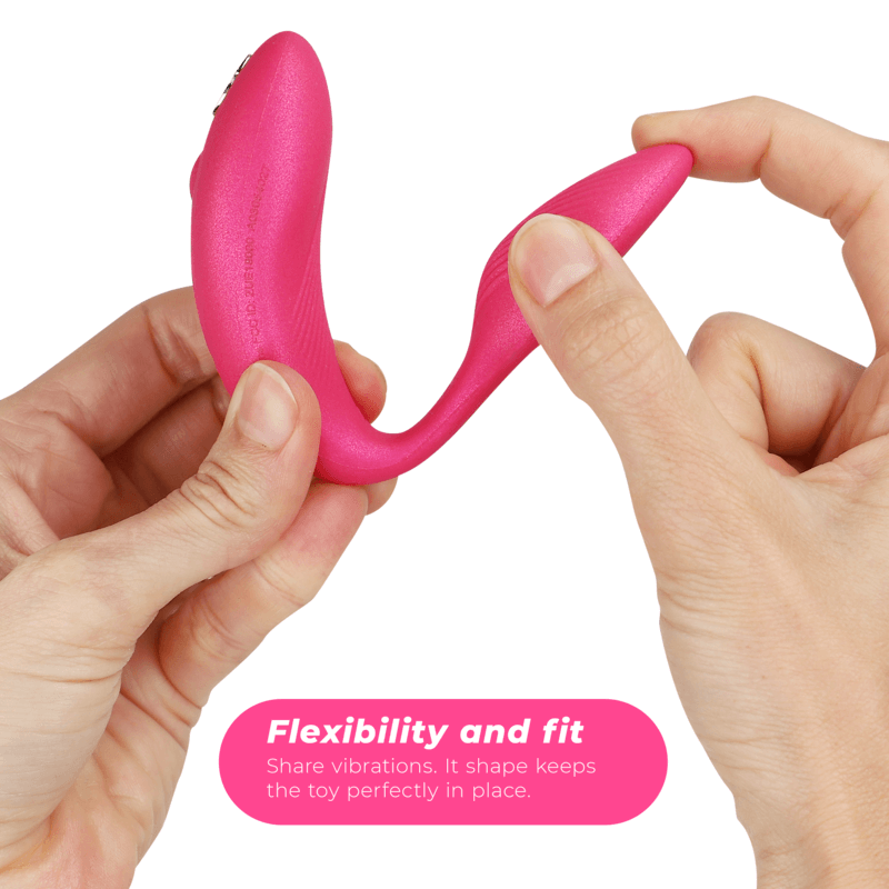 WE-VIBE - VIBRADOR WE VIBE CHORUS PARA CASAIS COM SQUEEZE CONTROL ROSA Sexshoptuga 