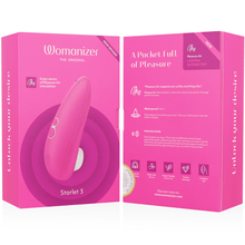 WOMANIZER - STARLET 3 ESTIMULADOR CLITORIAL ROSA Sexshoptuga 