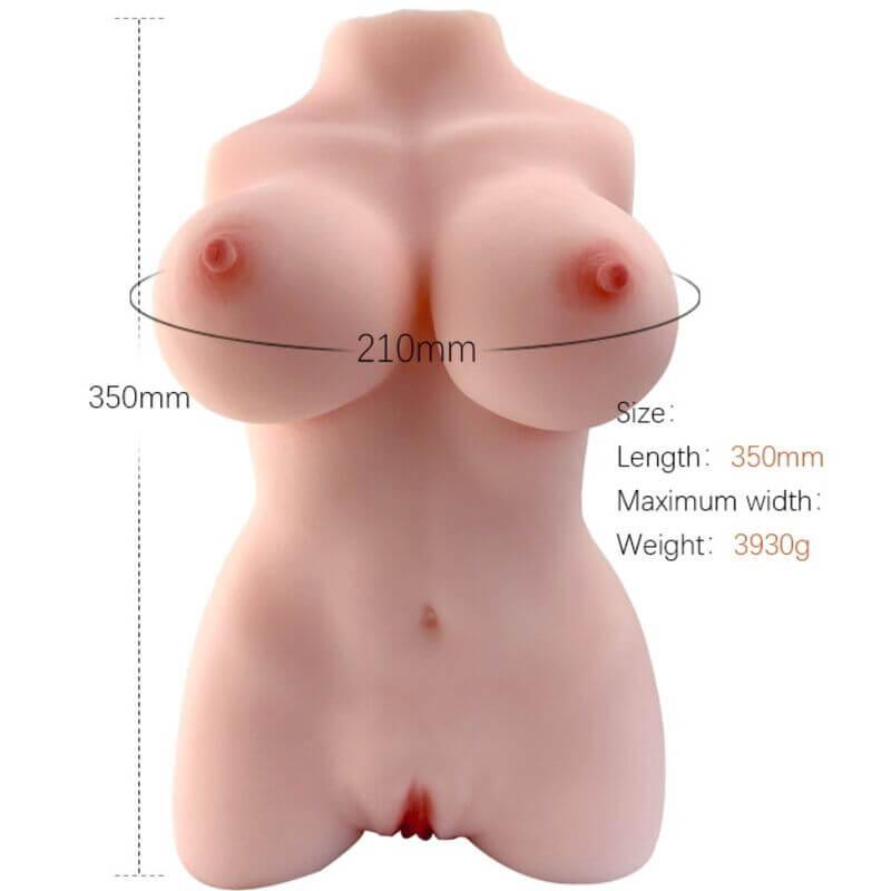 ARMONY - TORSO FEMININO REALISTA MODELO 3 - Sexshoptuga 