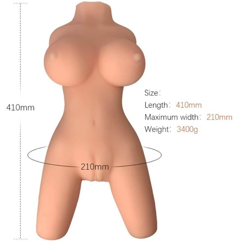 ARMONY - MODELO DE TORSO FEMININO REALISTA 8 - Sexshoptuga 