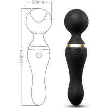 ARMONY - FREEZA MASSAGER AND VIBRATOR SUPER FLEXIBLE BLACK HEAD Sexshoptuga 