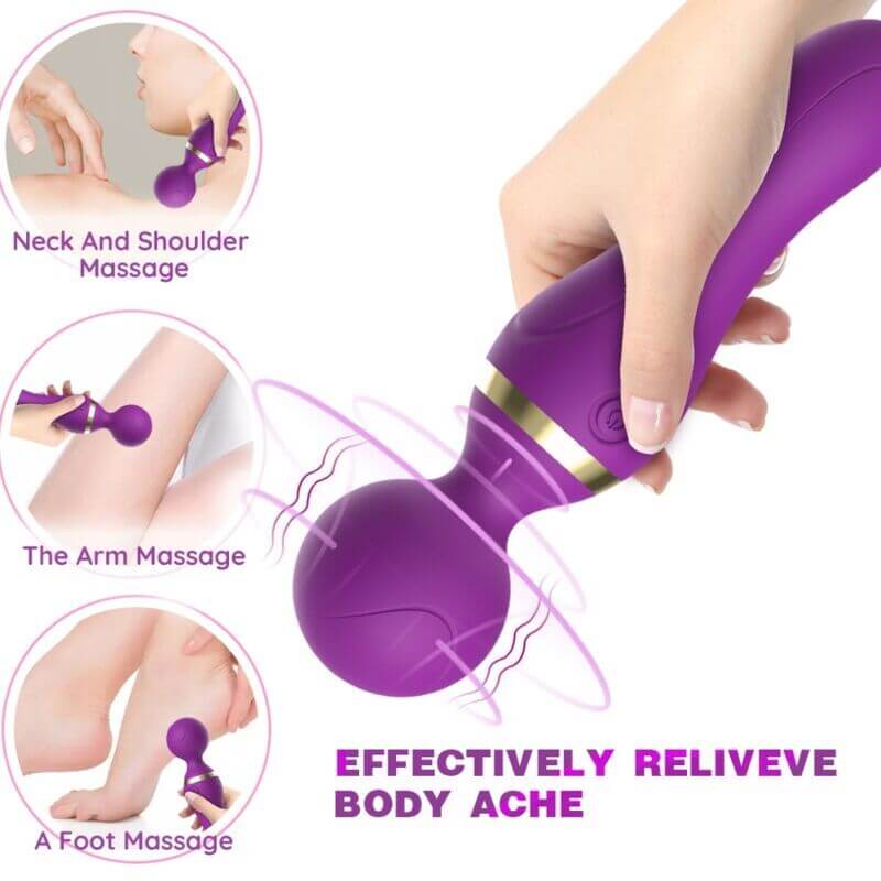 ARMONY - FREEZA MASSAGER AND VIBRATOR SUPER FLEXIBLE PURPLE HEAD Sexshoptuga 