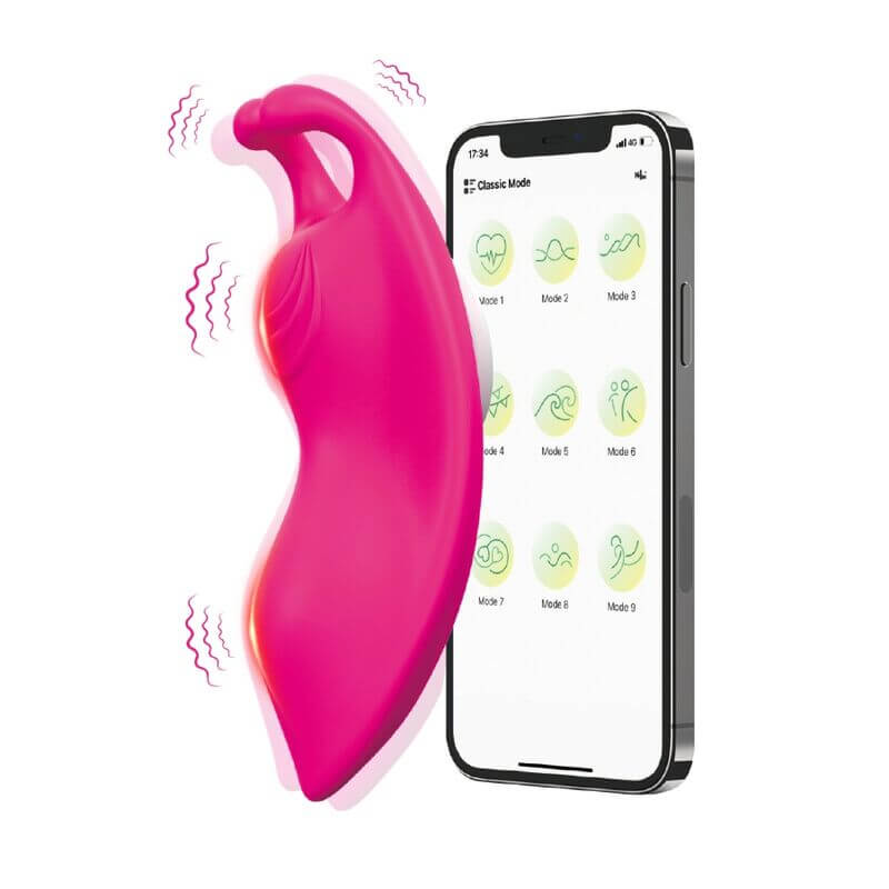 ARMONY - HONEYBEE WEARABLE CALÇAS VIBRADOR G-SPOT FÚCSIA - APLICATIVO GRATUITO Sexshoptuga 