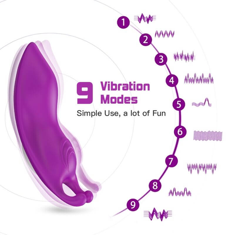 ARMONY - HONEYBEE WEARABLE CALÇAS VIBRADOR G-SPOT CONTROLE REMOTO ROXO Sexshoptuga 