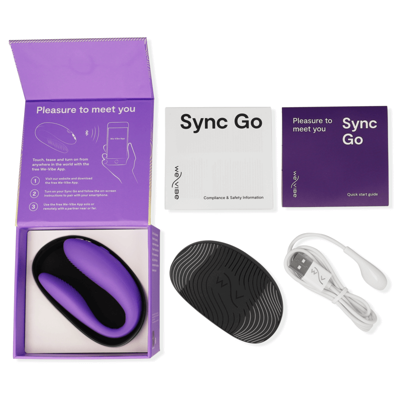 WE-VIBE - SYNC GO ESTIMULADOR DUPLO VIOLETA Sexshoptuga 