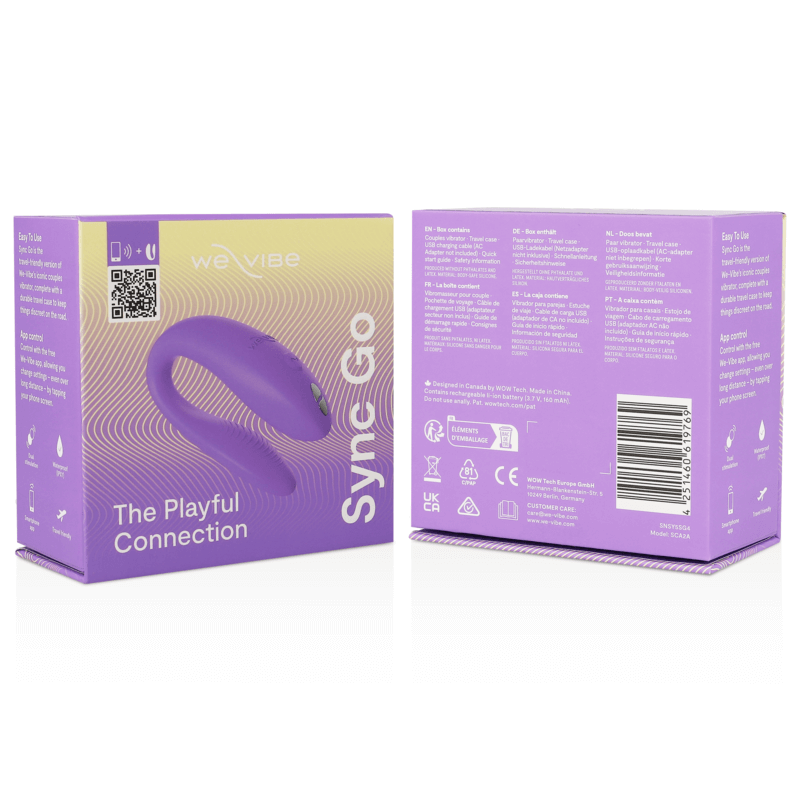 WE-VIBE - SYNC GO ESTIMULADOR DUPLO VIOLETA Sexshoptuga 