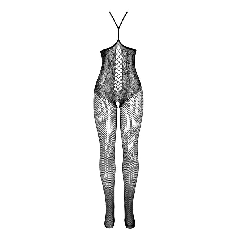 SUBBLIME - 951849 BODYSTOCKING DE REDE ARRASTO COM DECOTE HALTER PRETO TAMANHO ÚNICO Sexshoptuga 