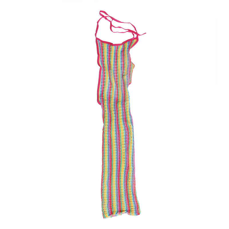 SUBBLIME - 952341 VESTIDO RAINBOW FISHNET TAMANHO ÚNICO Sexshoptuga 