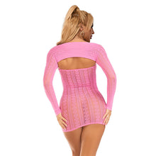 SUBBLIME - 952471 VESTIDO ROSA EM REDE TAMANHO ÚNICO Sexshoptuga 