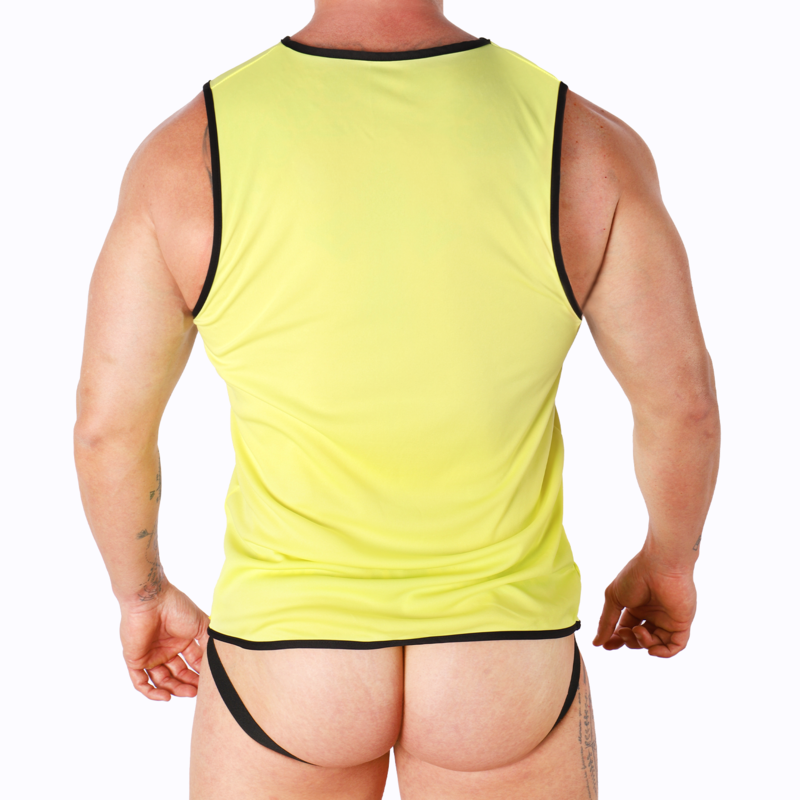 MACHO - T-SHIRT AMARELO S/M - Sexshoptuga  Sexshoptuga 