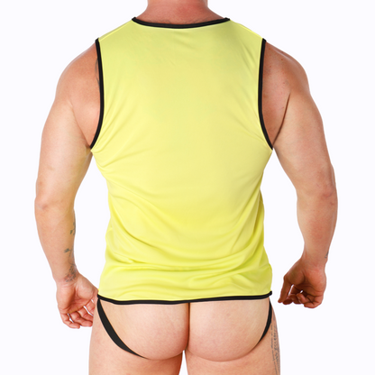 MACHO - T-SHIRT AMARELO S/M - Sexshoptuga 