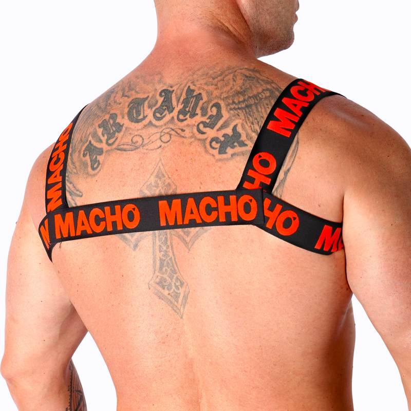 MACHO - ARNÊS DUPLO VERMELHO - Sexshoptuga  Sexshoptuga 