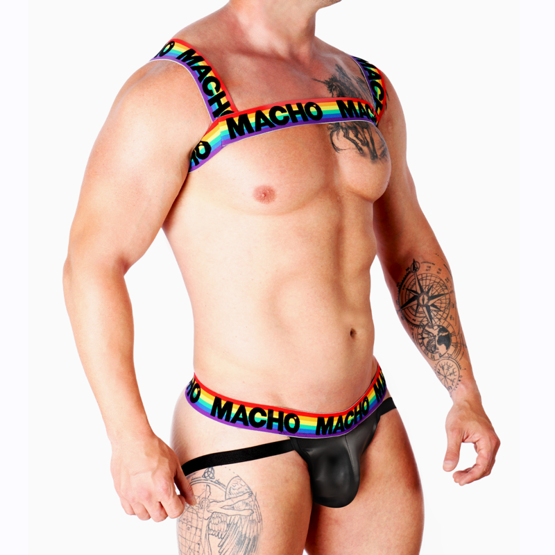 MACHO - ARNÊS DUPLO PRIDE LIMITED - Sexshoptuga 