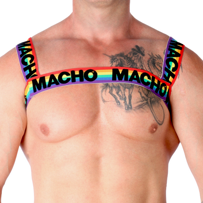 MACHO - ARNÊS DUPLO PRIDE LIMITED - Sexshoptuga 