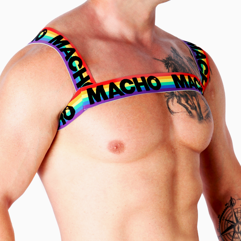 MACHO - ARNÊS DUPLO PRIDE LIMITED - Sexshoptuga 