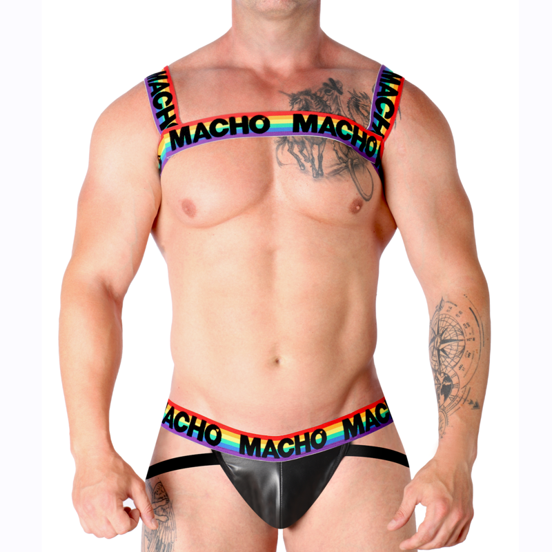 MACHO - ARNÊS DUPLO PRIDE LIMITED - Sexshoptuga 