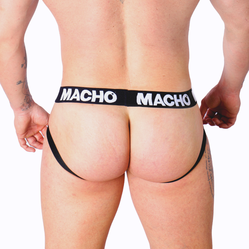 MACHO - MX26X1 JOCK GRID BRANCO S - Sexshoptuga  Sexshoptuga 