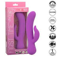 CALEXOTICS - FIRST TIME VIBRADOR PLEASER RECARREGÁVEL ROXO - Sexshoptuga  Sexshoptuga 