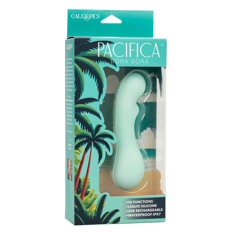 CALEXOTICS - PACIFICA BORA BORA ESTIMULADOR PONTO G 10 VIBRAÇÕES AQUA Sexshoptuga 