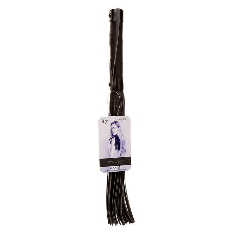 CALEXÓTICOS - NOCTURNAL FLOGGER COURO PRETO Sexshoptuga 