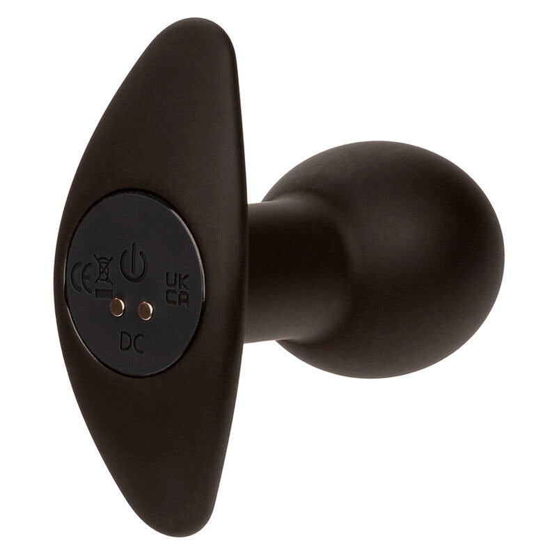 CALEXOTICS - ROCK BOTTOM PLUG ANAL 10 VIBRAÇÕES SILICONE PRETO Sexshoptuga 