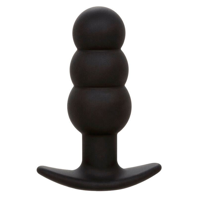 CALEXOTICS - ROCK BOTTOM PLUG ANAL COM ESFERAS 10 VIBRAÇÕES SILICONE PRETO Sexshoptuga 