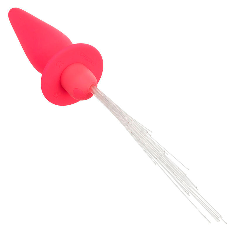 CALEXOTICS - SOUTHERN LIGHTS LIGHT UP ANAL PLUG 10 VIBRAÇÕES SILICONE ROSA Sexshoptuga 