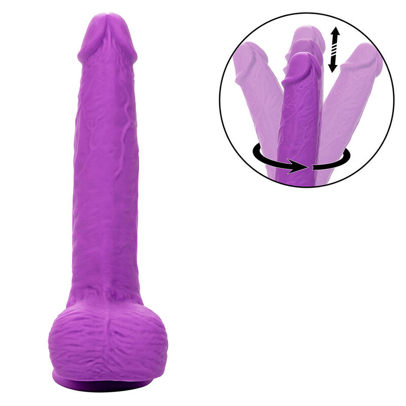 CALEXOTICS - STUDS VIBRADOR ROTATIVO E RECARREGÁVEL 10 VIBRAÇÕES ROXO Sexshoptuga 