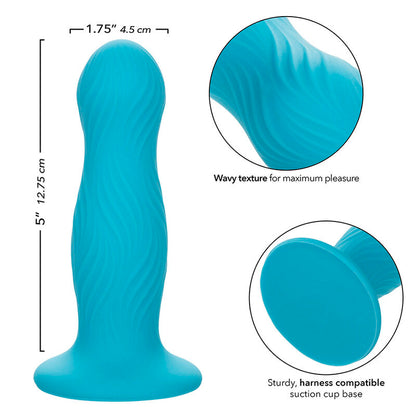 CALEXOTICS - WAVE RIDER SWELL ANAL PLUG BLUE