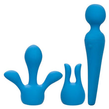 CALEXOTICS - COUTURE KIT VIBRADOR WAND 10 VIBRAÇÕES AZUL - Sexshoptuga  Sexshoptuga 