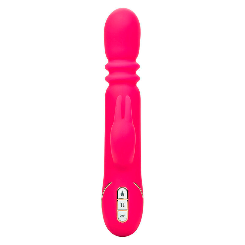 CALEXOTICS - JACK FANTASY VIBRADOR TRIPLO AQUECIDO COELHO ROSA Sexshoptuga 