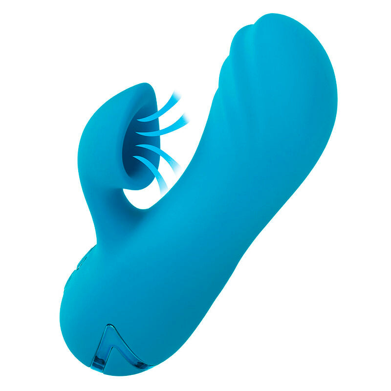 CALEXOTICS - SUNSET BEACH SEDUCER VIBRADOR E ESTIMULADOR 10 FUNÇÕES AZUL Sexshoptuga 