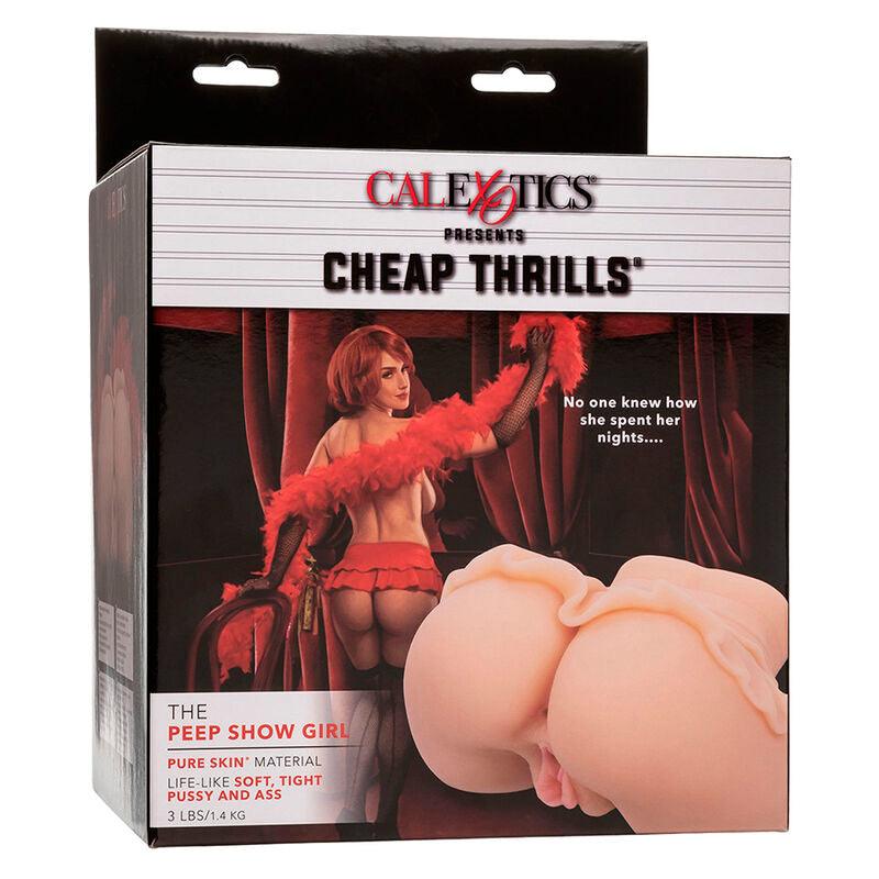 CALEXOTICS - THE PEEP SHOW GIRL DUPLO MASTURBADOR REALISTA CARNE - Sexshoptuga 