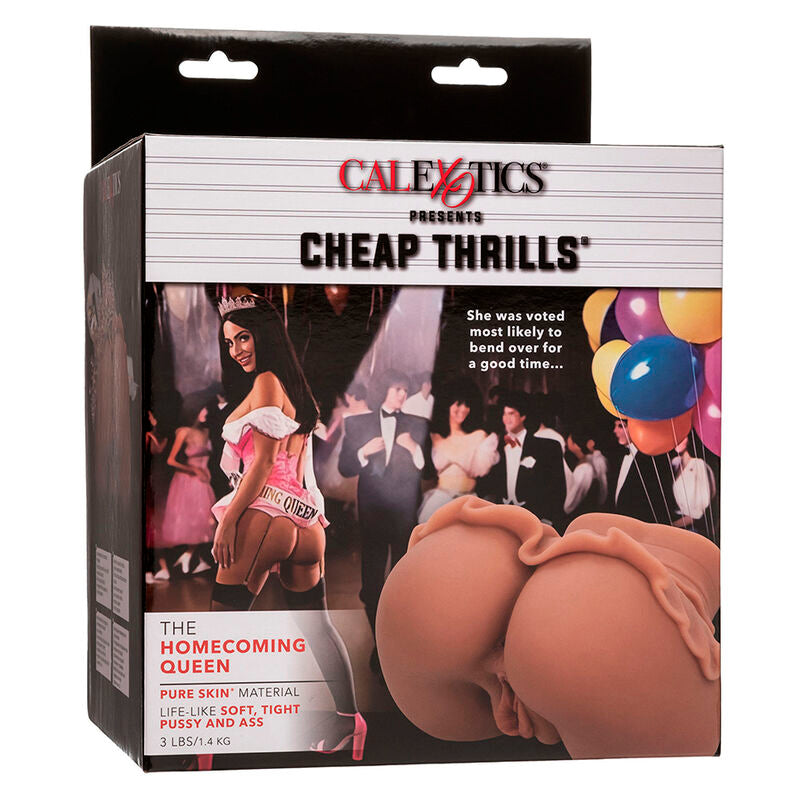 CALEXOTICS - THE QUEEN OF THE PROM REALISTIC DOUBLE MASTURBATOR CARAMEL