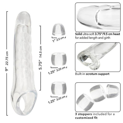 CALEXOTICS - MAXX PENIS EXTENDER AJUSTÁVEL TRANSPARENTE - Sexshoptuga 