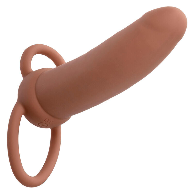 CALEXOTICS - MAXX THICK DUAL PENETRATOR 10 VIBRAÇÕES MARROM Sexshoptuga 