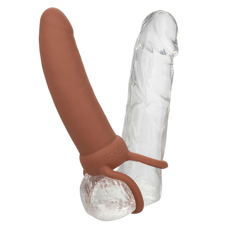 CALEXOTICS - MAXX THICK DUAL PENETRATOR 10 VIBRAÇÕES MARROM Sexshoptuga 