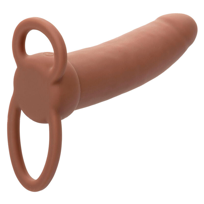 CALEXOTICS - MAXX THICK DUAL PENETRATOR 10 VIBRAÇÕES MARROM Sexshoptuga 