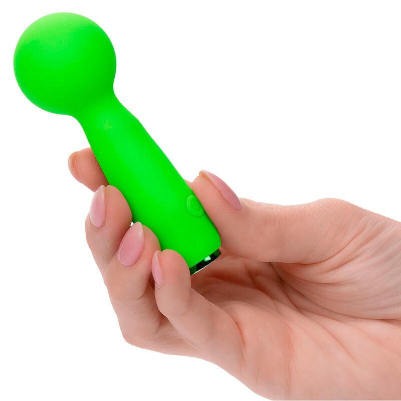 CALEXOTICS - NEON VIBES BUBBLY VIBE O MINI MASSAGEADOR 10 VIBRAÇÕES VERDE - Sexshoptuga 