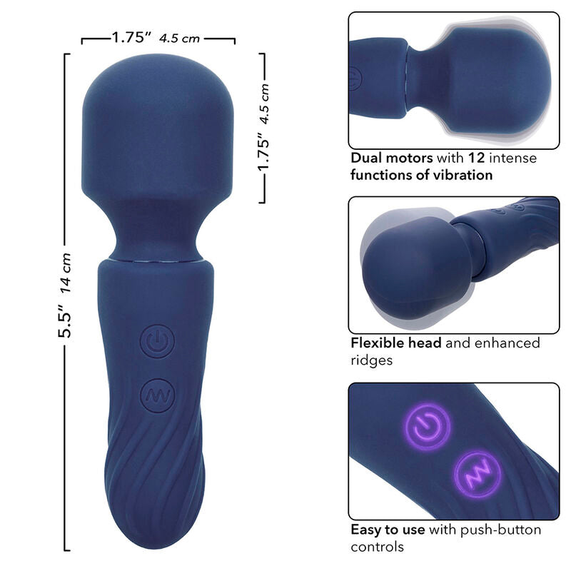 CALEXOTICS - CHARISMA CHARM MASSAGER 12 FUNÇÕES ROXO Sexshoptuga 