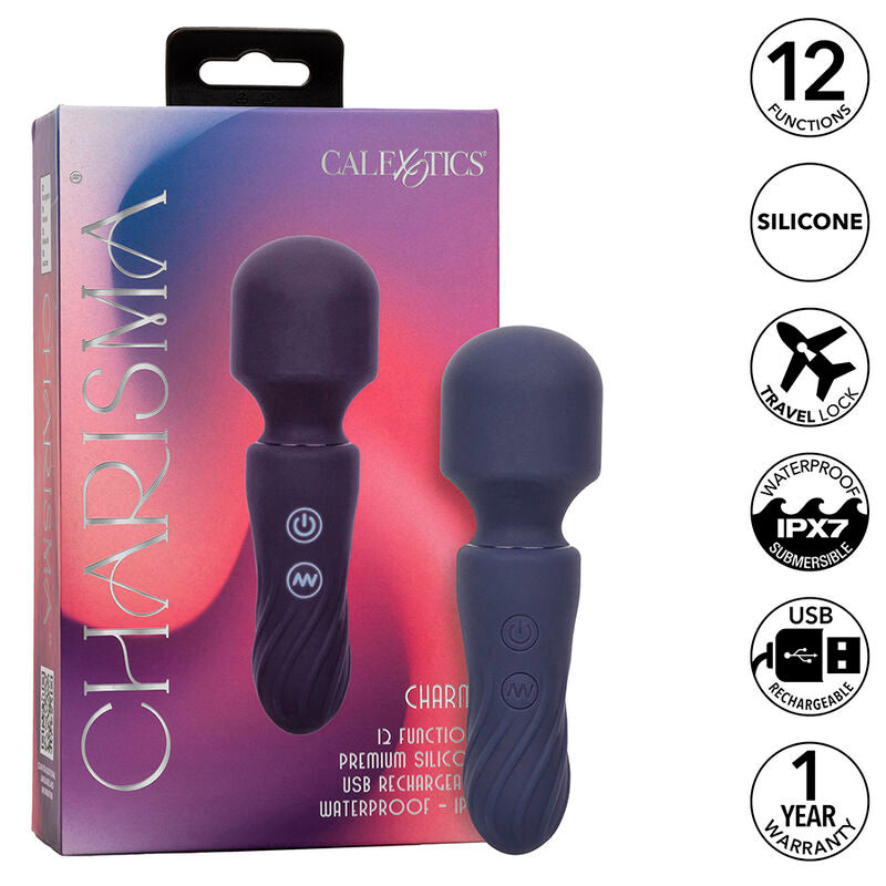 CALEXOTICS - CHARISMA CHARM MASSAGER 12 FUNÇÕES ROXO Sexshoptuga 