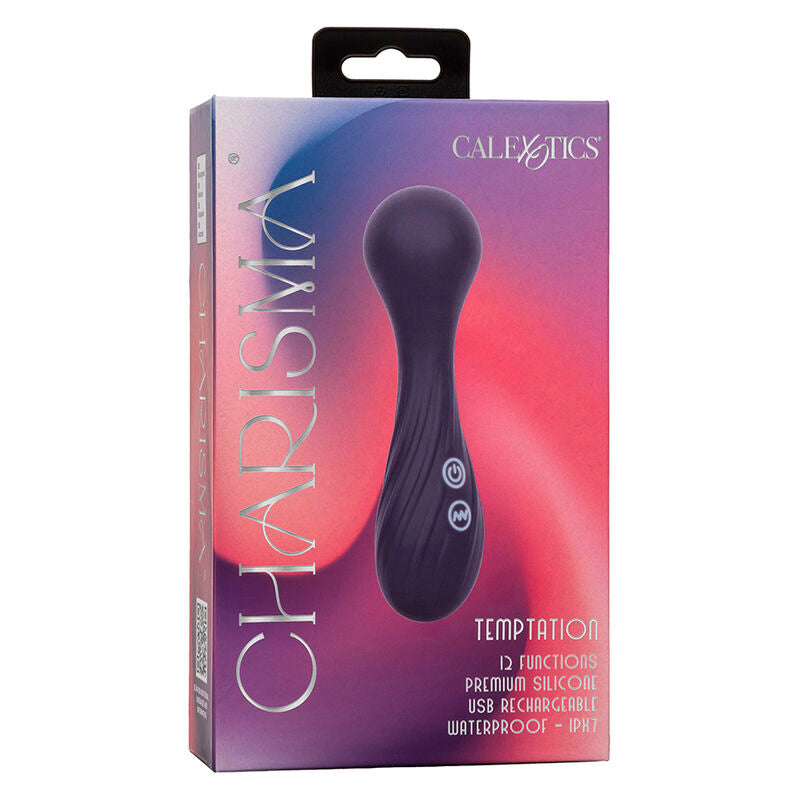 CALEXOTICS - CHARISMA TEMPTATION MASSAGER 12 FUNÇÕES ROXO Sexshoptuga 