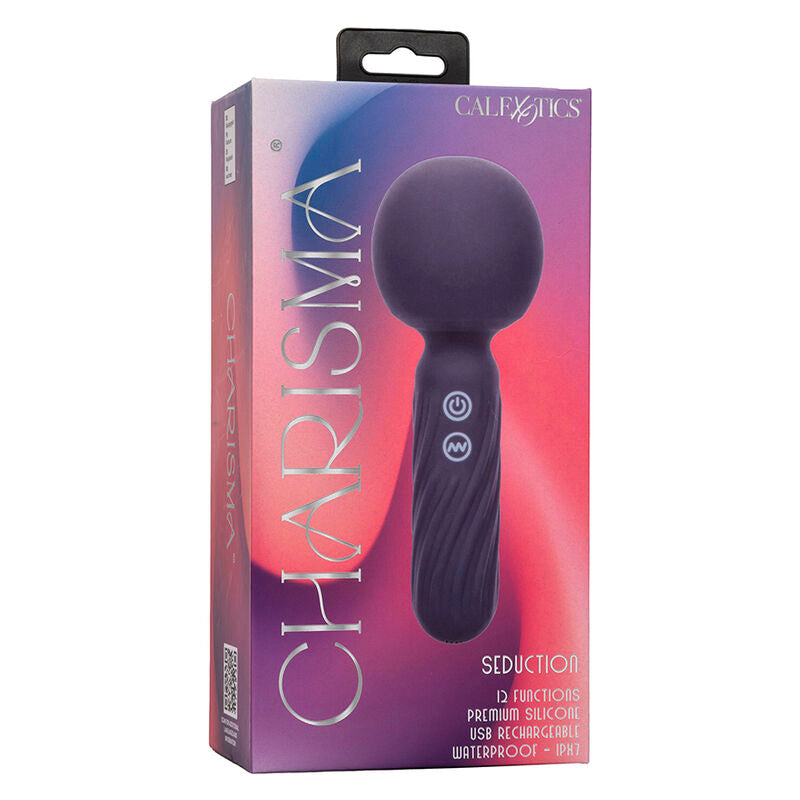 CALEXOTICS - CHARISMA SEDUCTION MASSAGER 12 FUNÇÕES 17,75 CM X 6,25 CM ROXO Sexshoptuga 