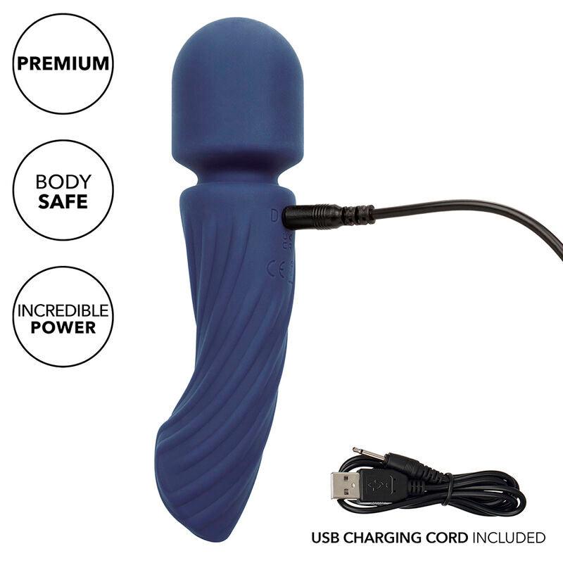 CALEXOTICS - CHARISMA ALLURE MASSAGER DUAL MOTORS 12 FUNÇÕES 17,25 CM X 4,5 CM ROXO - Sexshoptuga 